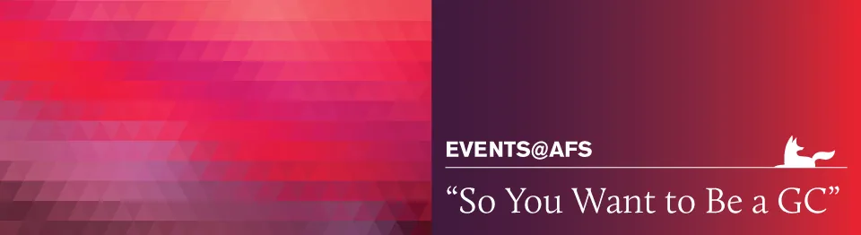 "So You Want to Be a GC" Banner